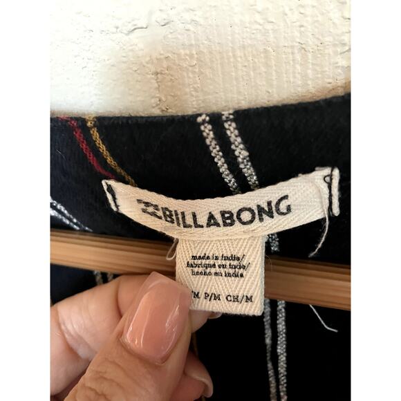 BILLABONG Secret Tells Open Front Top Wrap Cover Up Size S / M BEACHY LOUNGE - Picture 4 of 6